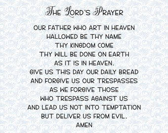 Free Free 269 Our Father Prayer Svg SVG PNG EPS DXF File