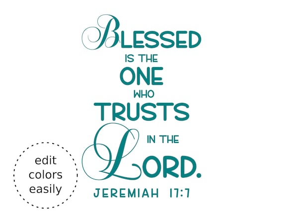 Blessed is The One Who Trusts in The Lord {Kids Face Mask} Blessed is The One Who Trusts in The Lord {Kids Face Mask}