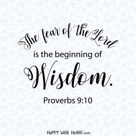 fear of the lord proverbs