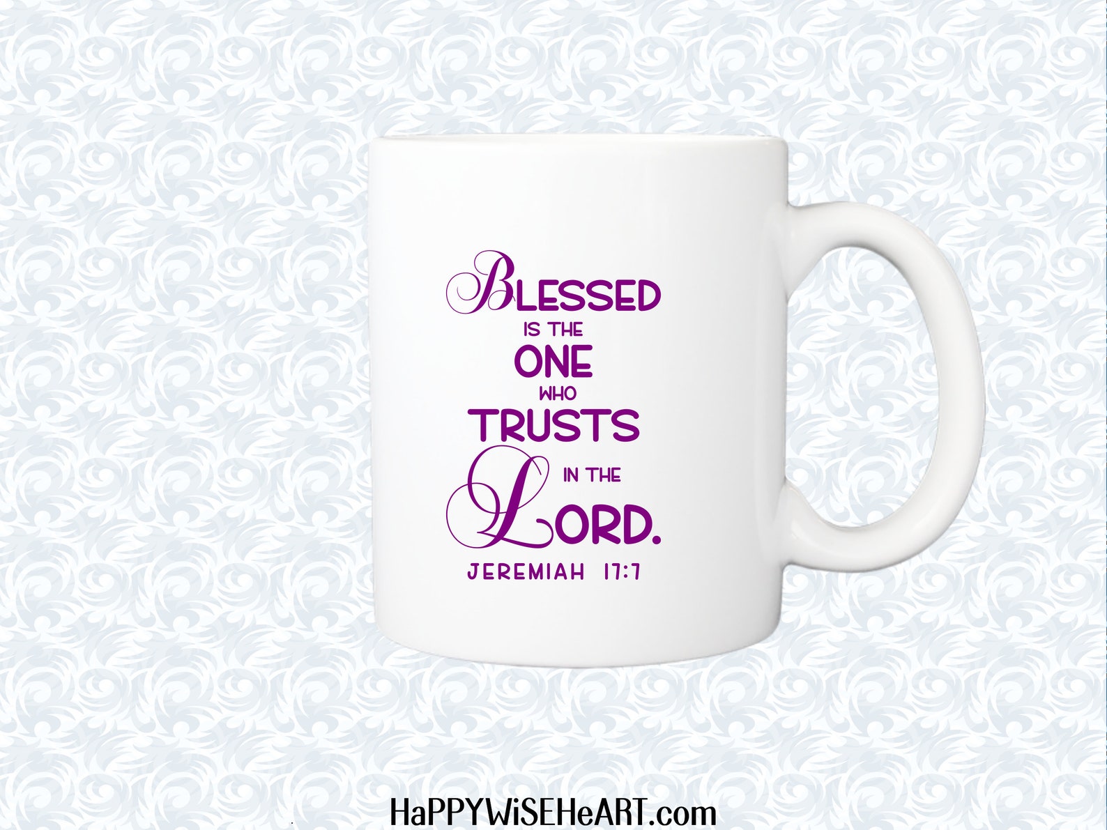 Jeremiah 17:7 Blessed is the One Who Trusts in the Lord Bible Verse SVG ...
