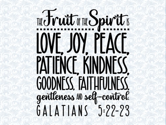 Fruit Of The Spirit Galatians 5:22-23 - Christian Shirt Fruit Of The Spirit Galatians 5:22-23 - Christian Shirt