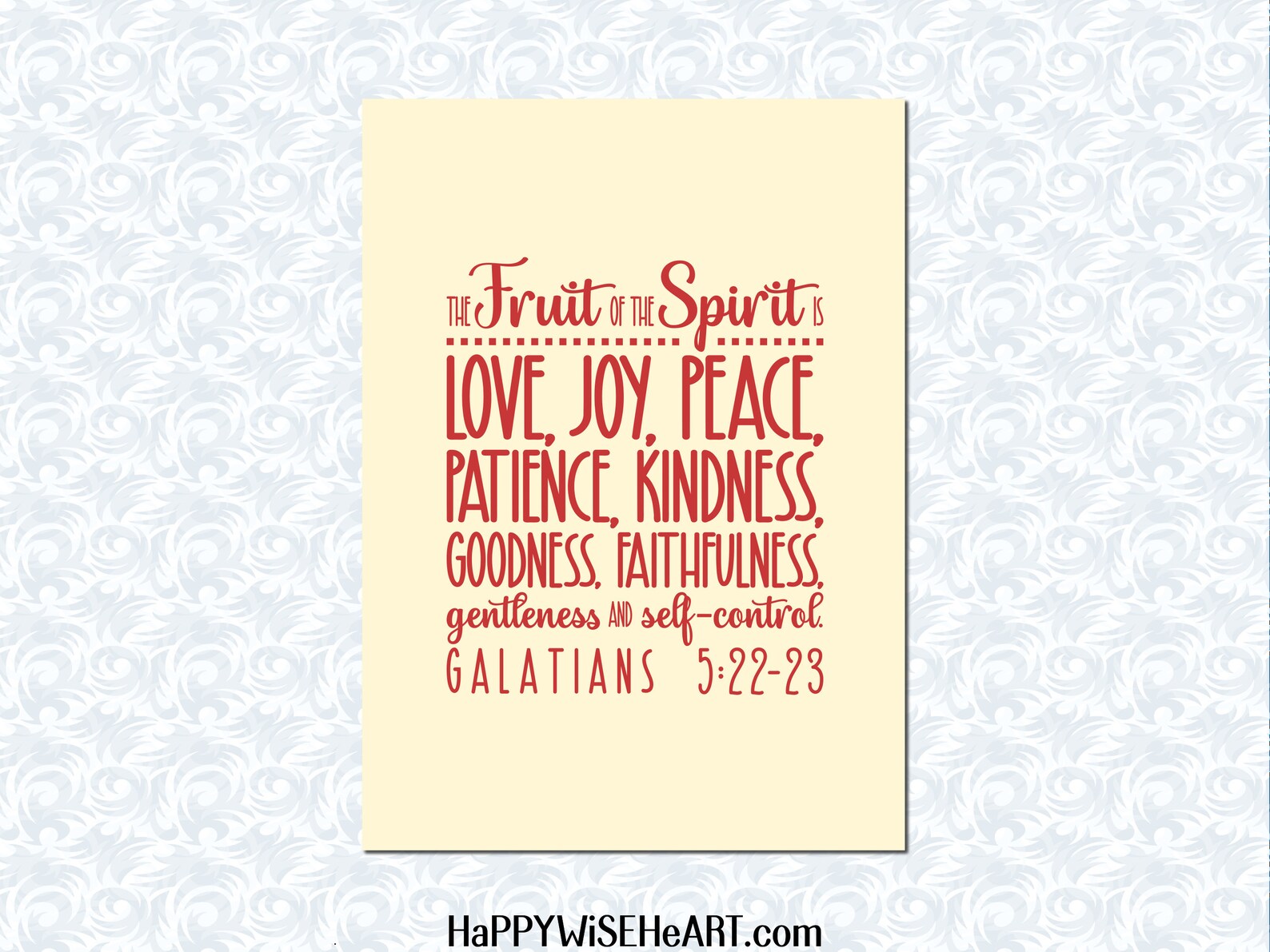 Galatians 52223 the Fruit of the Spirit Bible Verse SVG With