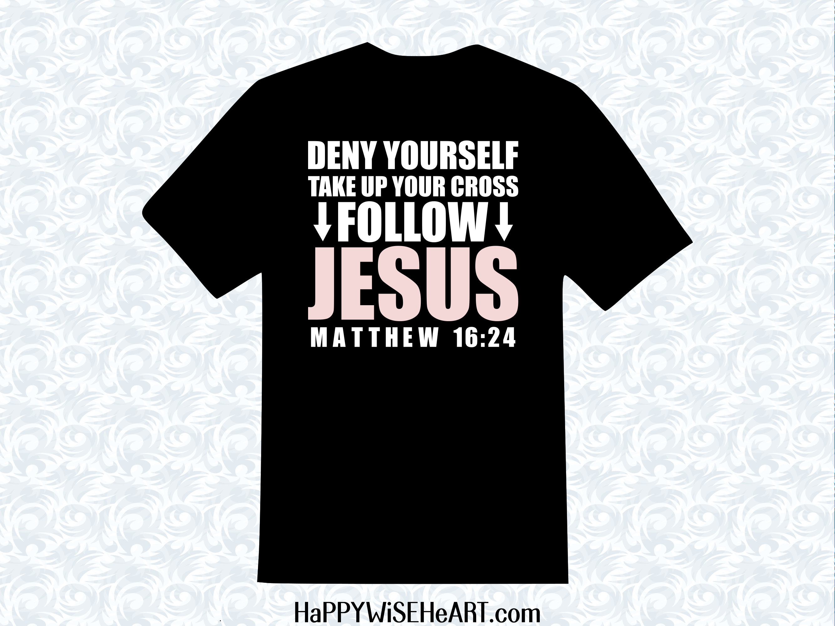 Matthew 16:24 Take up Your Cross Follow Jesus Bible Verse SVG With ...