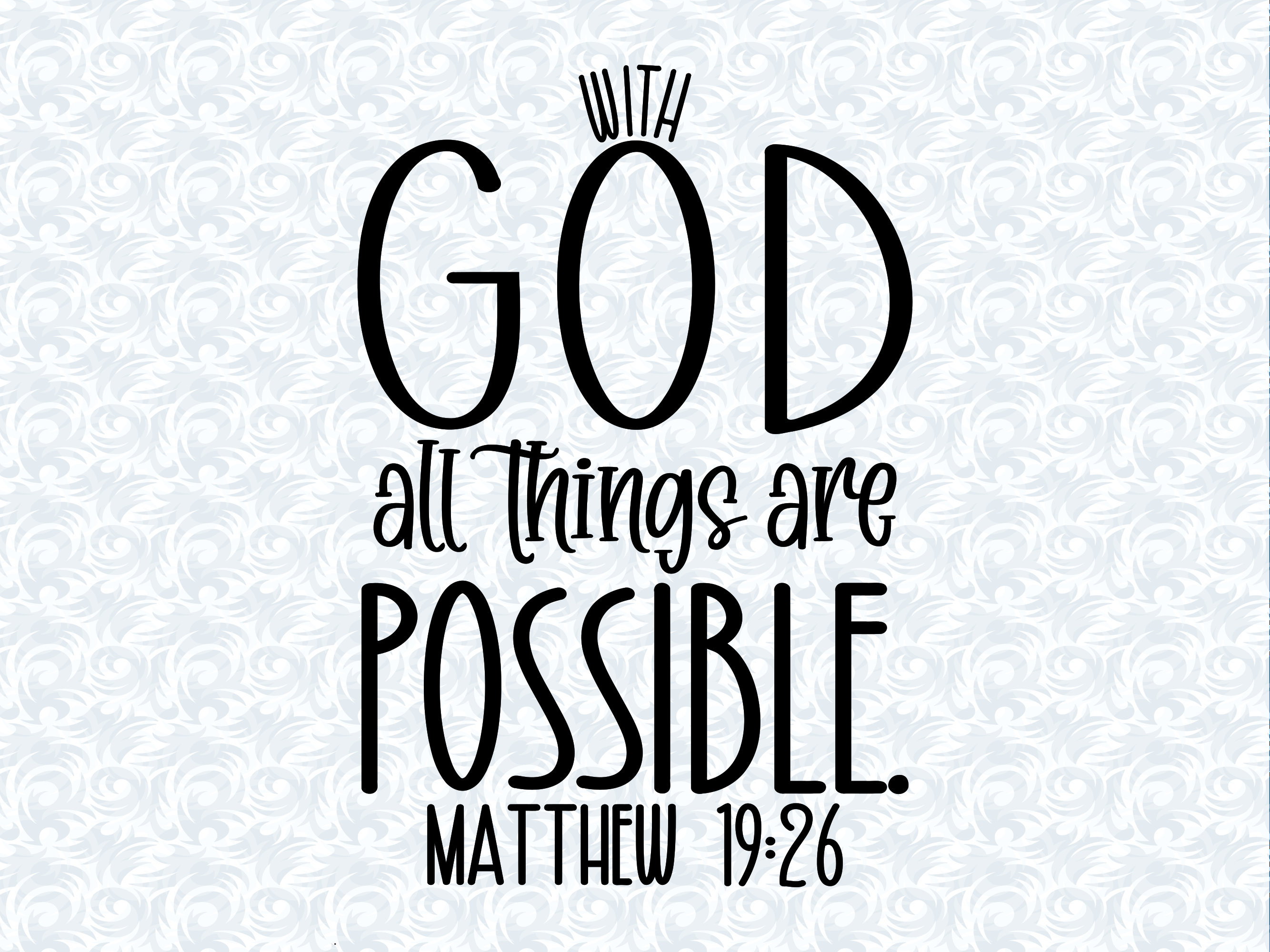 Matthew 19:26 Kjv