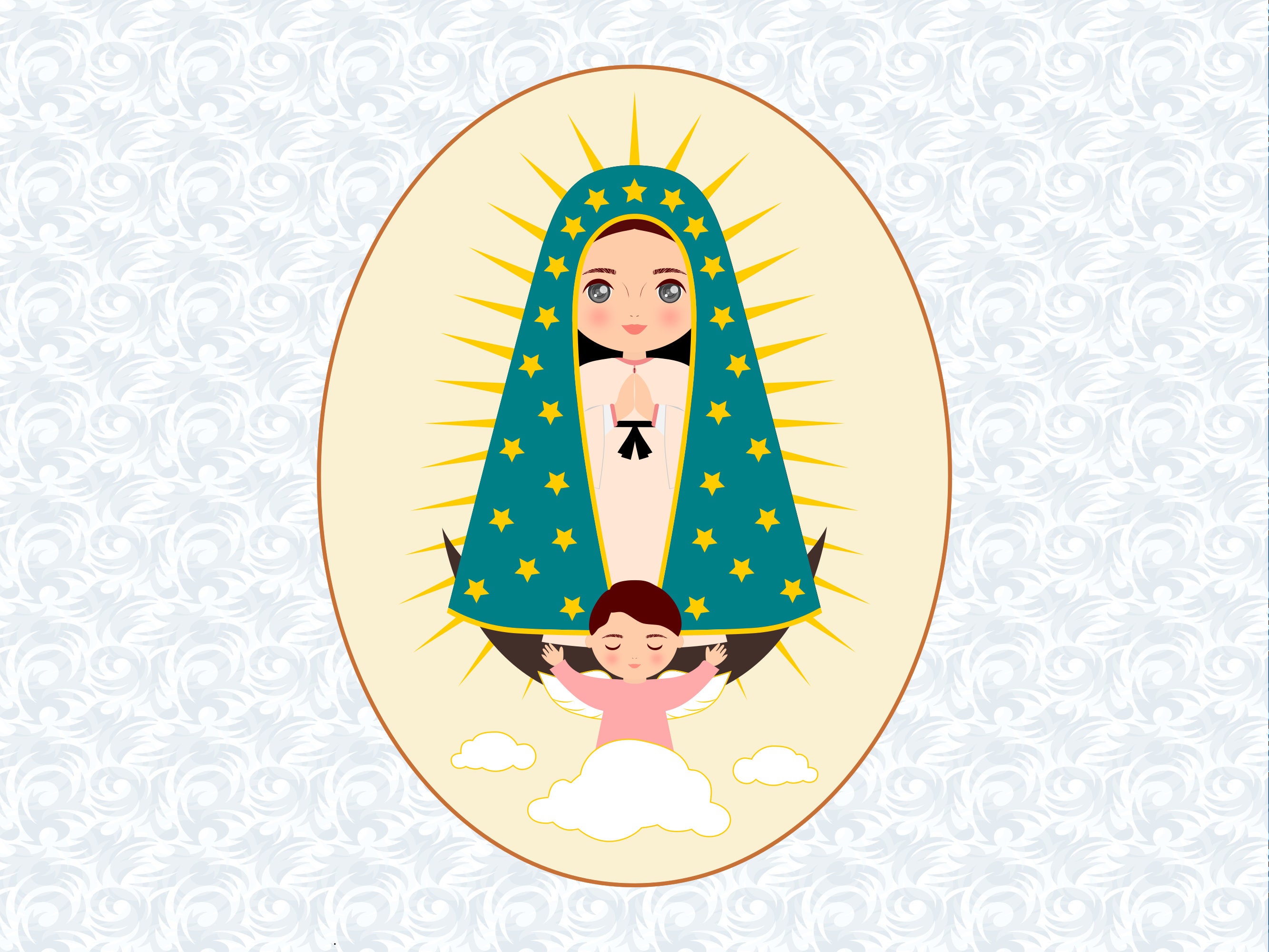 Our Lady of Guadalupe Clipart Virgin of Guadalupe La