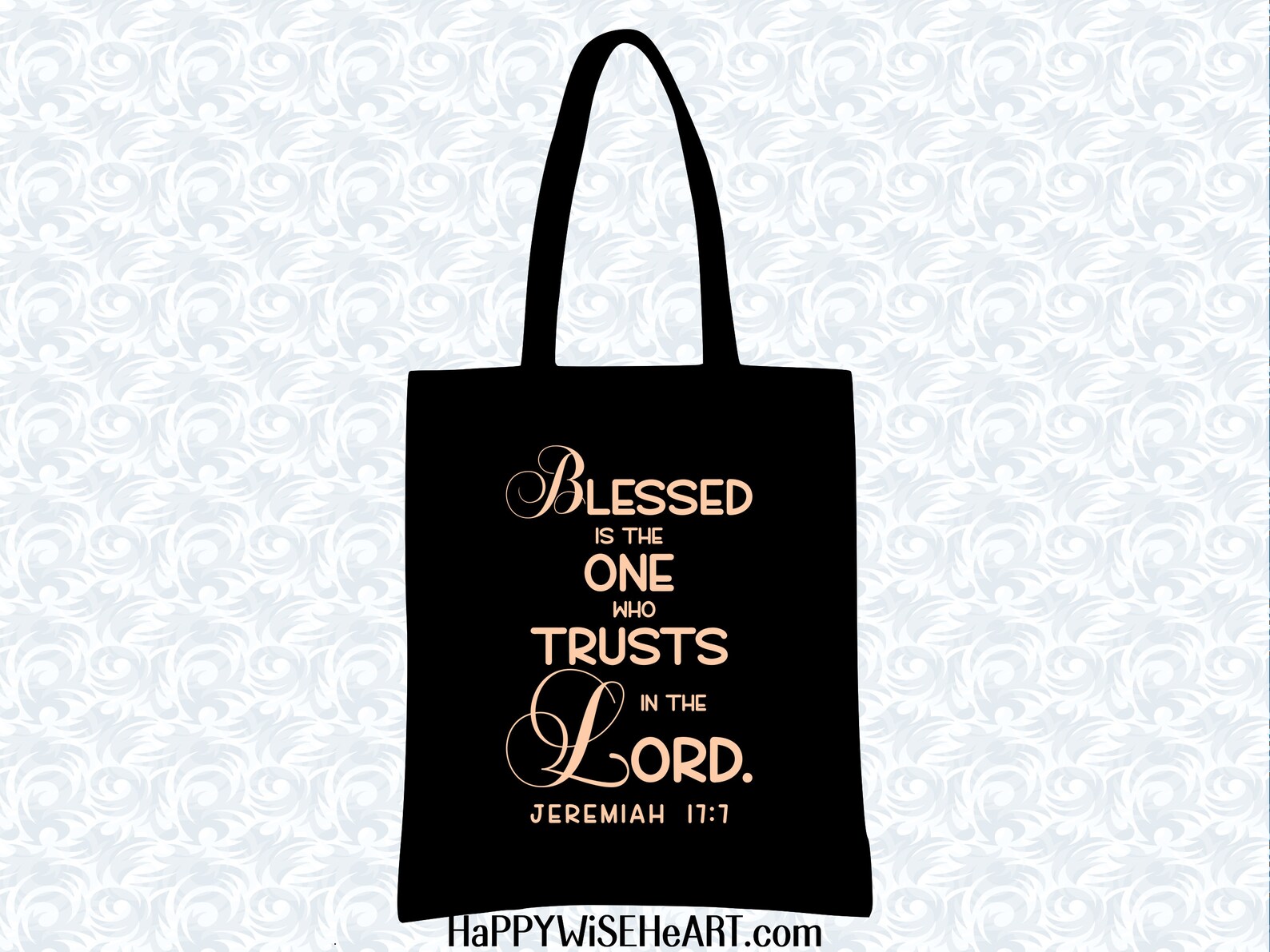 Jeremiah 17:7 Blessed is the One Who Trusts in the Lord Bible Verse SVG ...