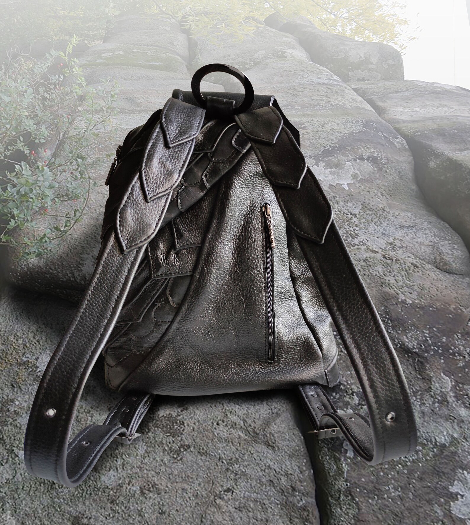 Black Wing Dragon Backpack/Black Dragon bag/Dragon Etsy