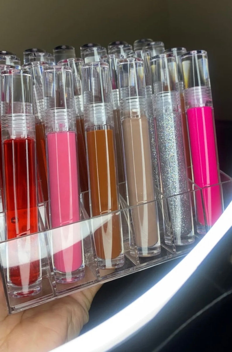Clear Round Lip Gloss Tubes with Applicator Wand Wholesale Etsy
