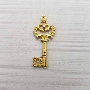 Colgante de llave, encanto de la llave, colgante de la llave para los collares de las pulseras, colgantes de suministro de joyería sebebo, colgantes, piezas de joyería