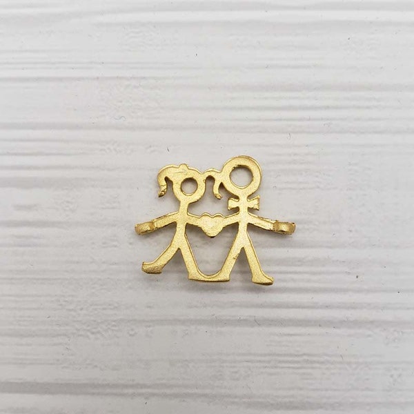 Boy and Girl Pendant, Mother's Day Pendant, Mother Gift,  Children Pendant, Sebebo Jewelry Supply Pendants, Pendants, Jewelry Parts