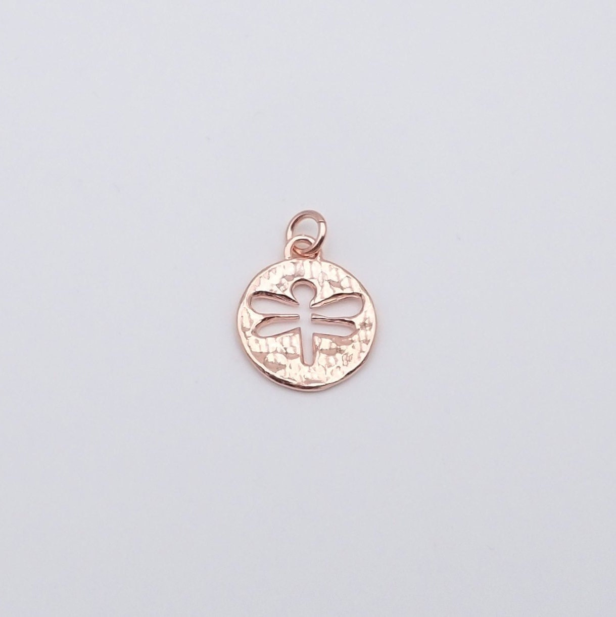 Dije Libélula Dije Libélula forma de Disco Dije Insecto | Etsy