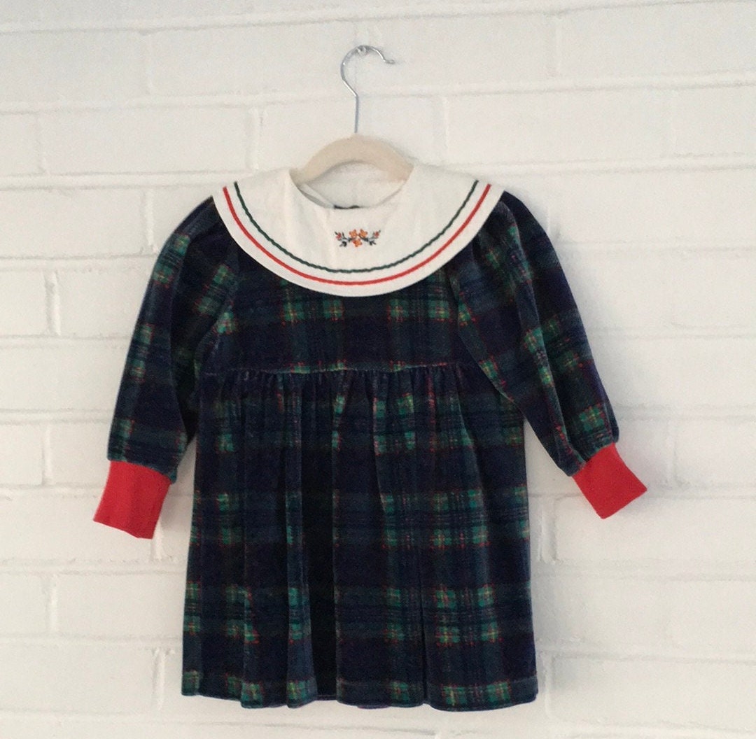 Toddler Gymboree Girls Vintage Plaid Festive Christmas Dress - Etsy