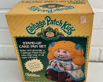 Vintage 1984 Cabbage Patch Kids Cake Pan - Wilton Aluminum Mold