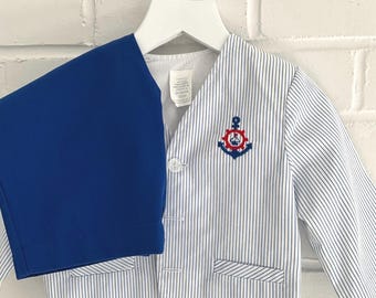Baby Boy Nautical Outfit - Size 24 Months Sailor Suit