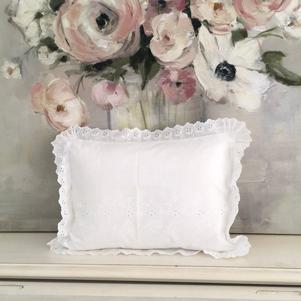 Eyelet Pillow Sham Etsy