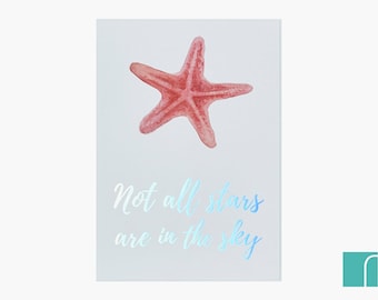 Stampa olografica Starfish - senza fotogramma