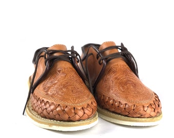 closed toe huarache heels