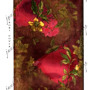 Victorian photo album DIGI download, This is sized for printable fabric, Junk journal cover, Handmade, Junk Journal Shop, JunkJournalShop