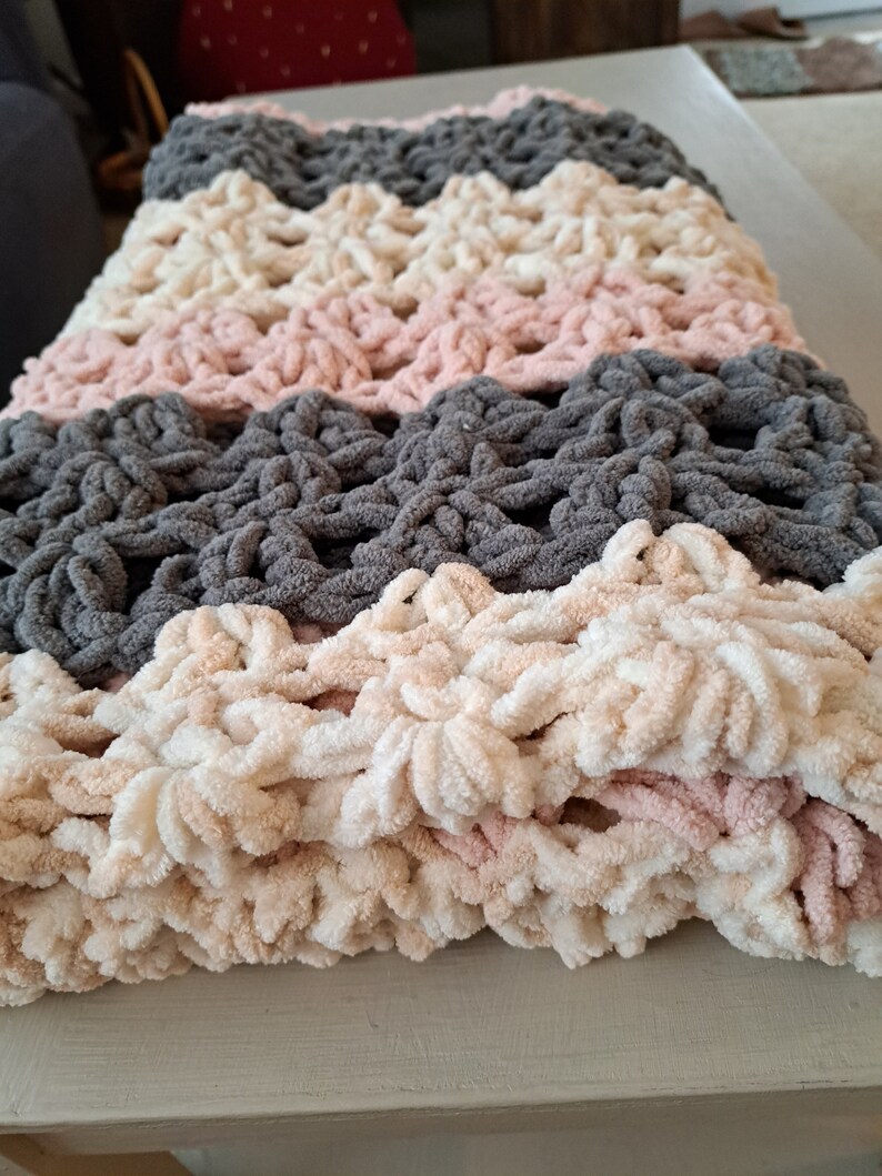 Crochet Baby Blanket, Super Soft Chunky Baby Blanket,chunky Blanket, Soft Blanket,buttery Soft