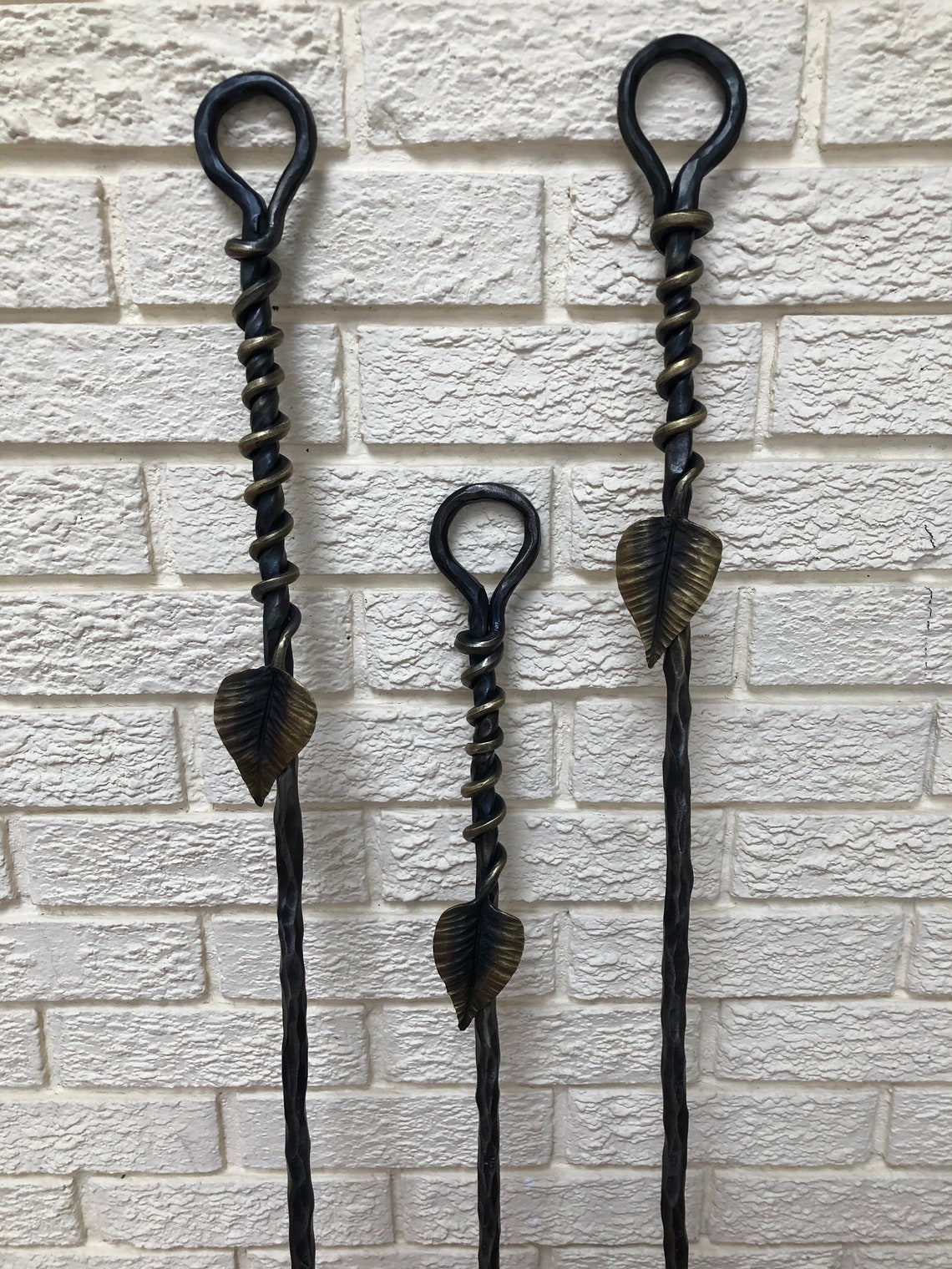 Hand Large Fire Poker Etsy