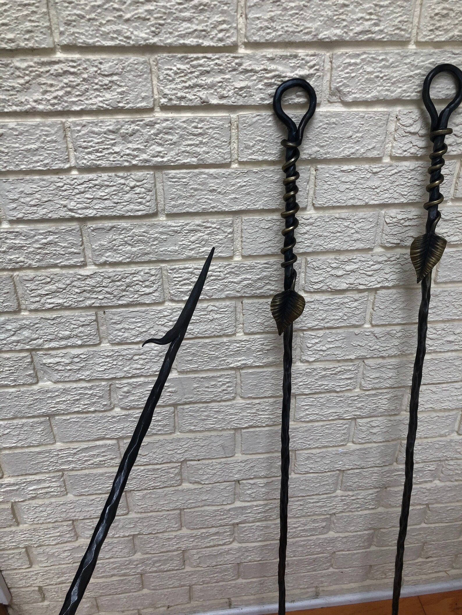 Hand Large Fire Poker Etsy