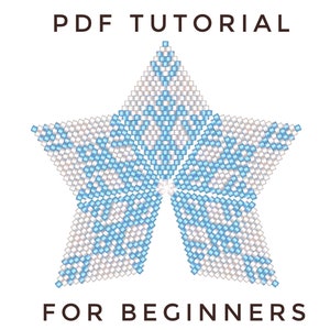 Peyote Bead Star PDF Patterns for Begginers, Christmas Star Clearance Tutorial, Seed bead patterns trending now