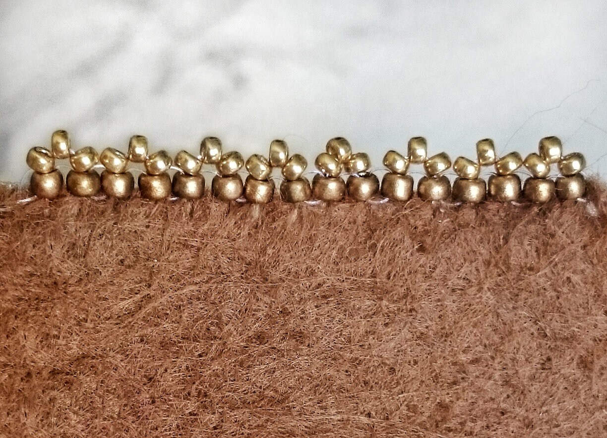 4 Beaded Edge Tutorials Brick Stitch Beaded Edge Sequins Etsy