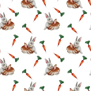 Aquarell Frohe Ostern nahtlose Muster svg. Hasen Kinderzimmer Tapete png.