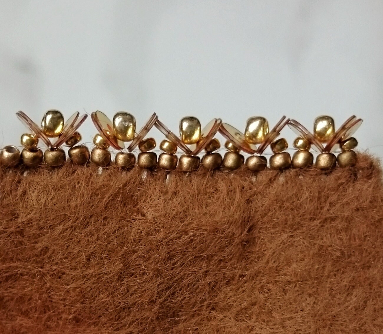 Lace Beaded Edge Tutorial How to Finish Bead Embroidery Lace Etsy