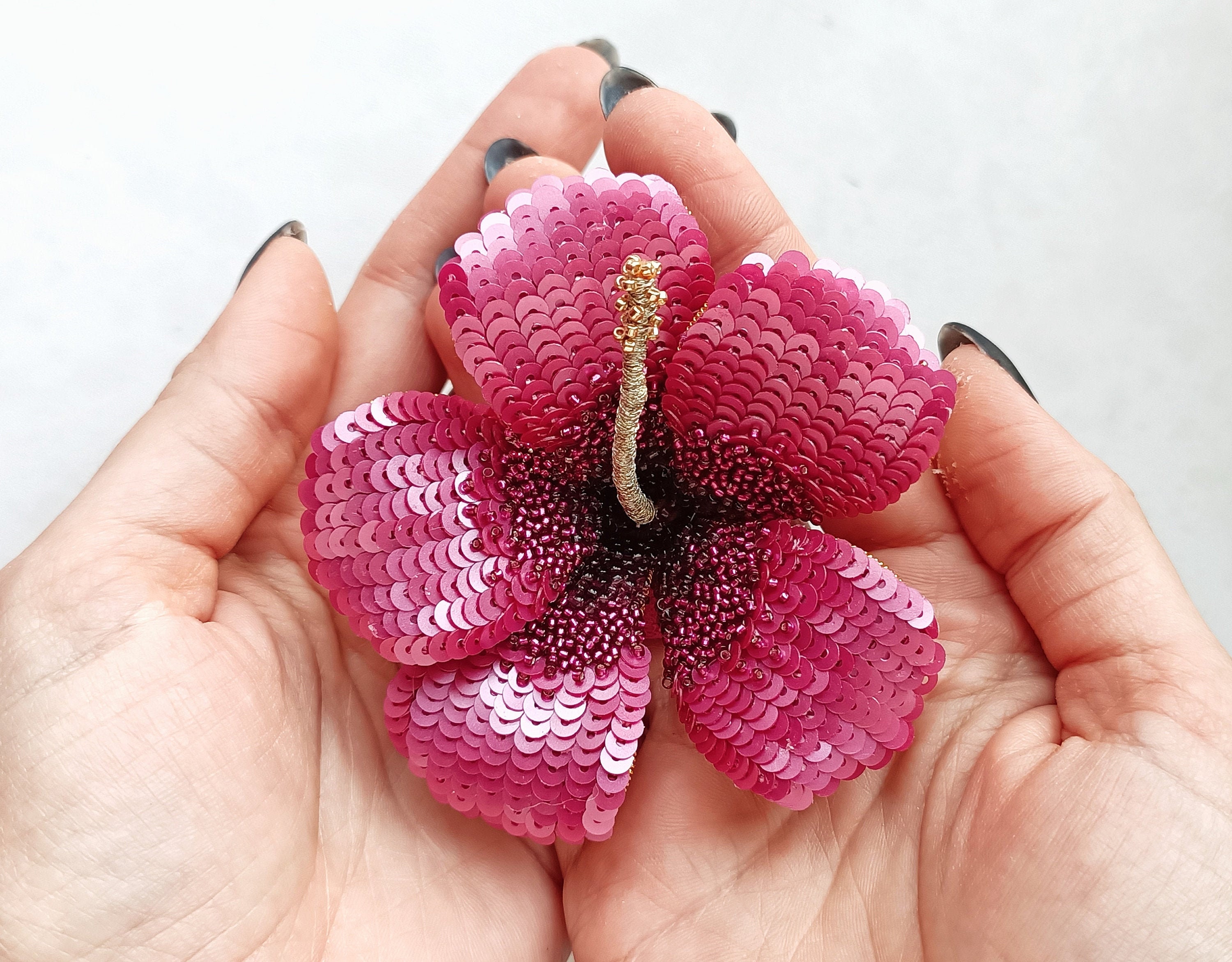 Red Hawaiian Hibiscus Flower Pin Brooch And Pendant – Fantasyard