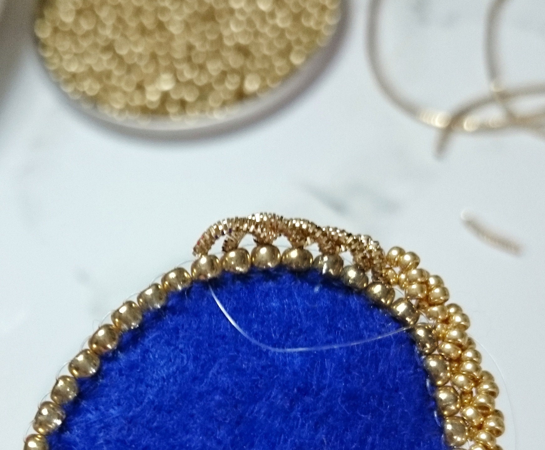 4 Beaded Edge Tutorials Brick Stitch Beaded Edge Sequins Etsy