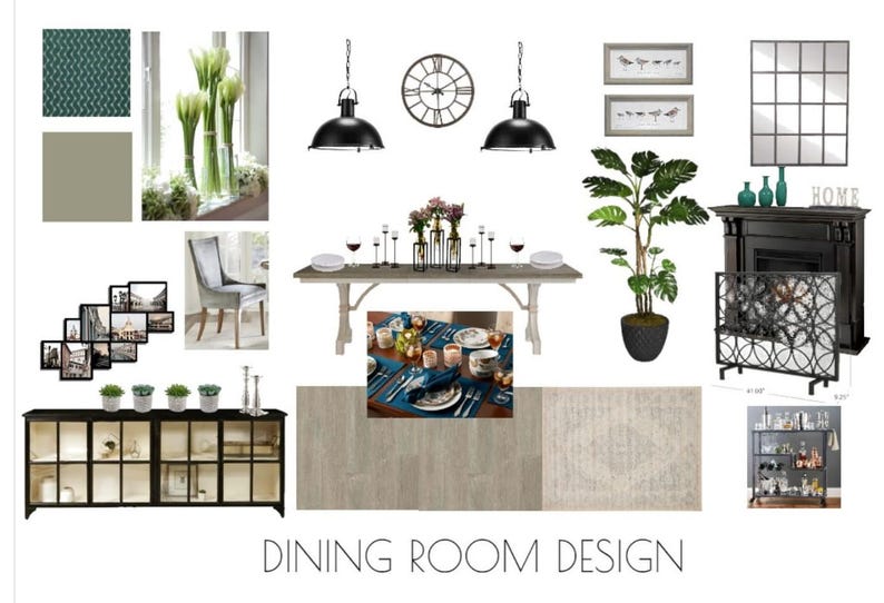 Bespoke Dining Room Interior Design Package I Custom Layout, Colour ...