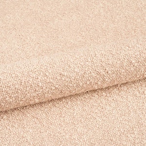 Baby Pink Boucle Furnishing Upholstery Fabric Sell By Half a Meter