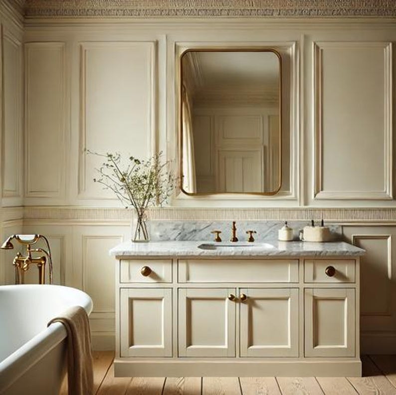 Bespoke Bathroom Interior Design Package I Custom Layout, Colour Scheme ...