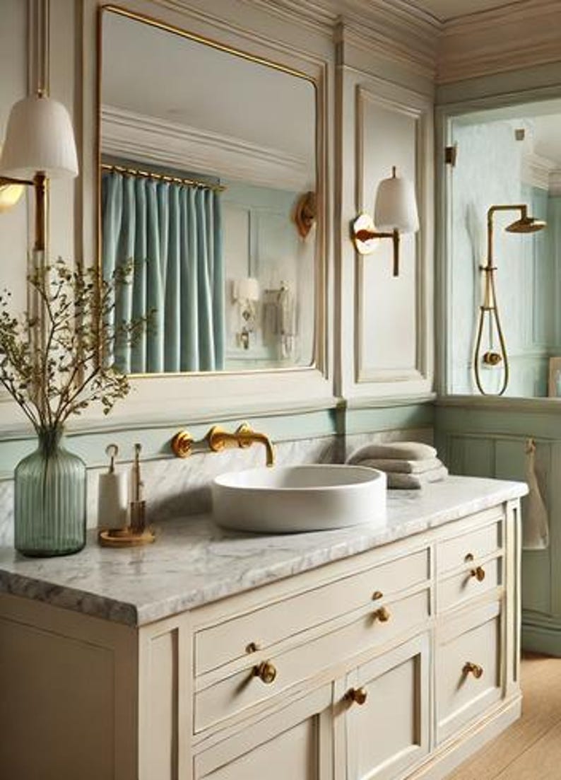 Bespoke Bathroom Interior Design Package I Custom Layout, Colour Scheme ...