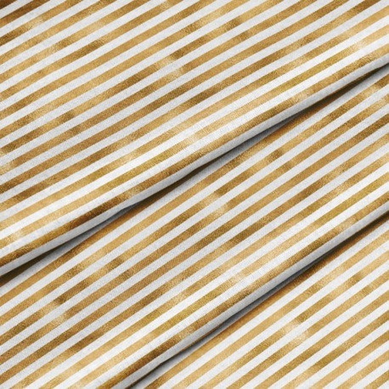 Black and Gold Stripes Upholstery Fabric Printed Velvet Sold Etsy