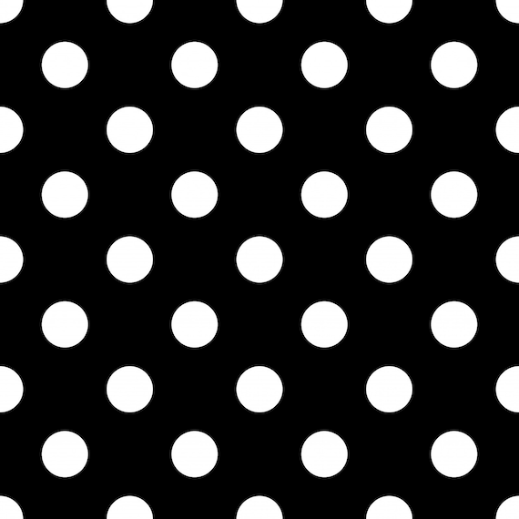 Black and White Polka Dot Furnishing Velvet Upholstery | Etsy