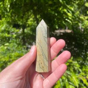 Green Jadeite Jasper Tower Point
