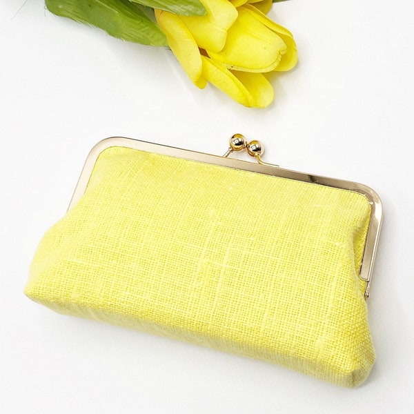 Yellow Clutch Etsy