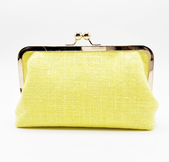 Lemon yellow purse cheap