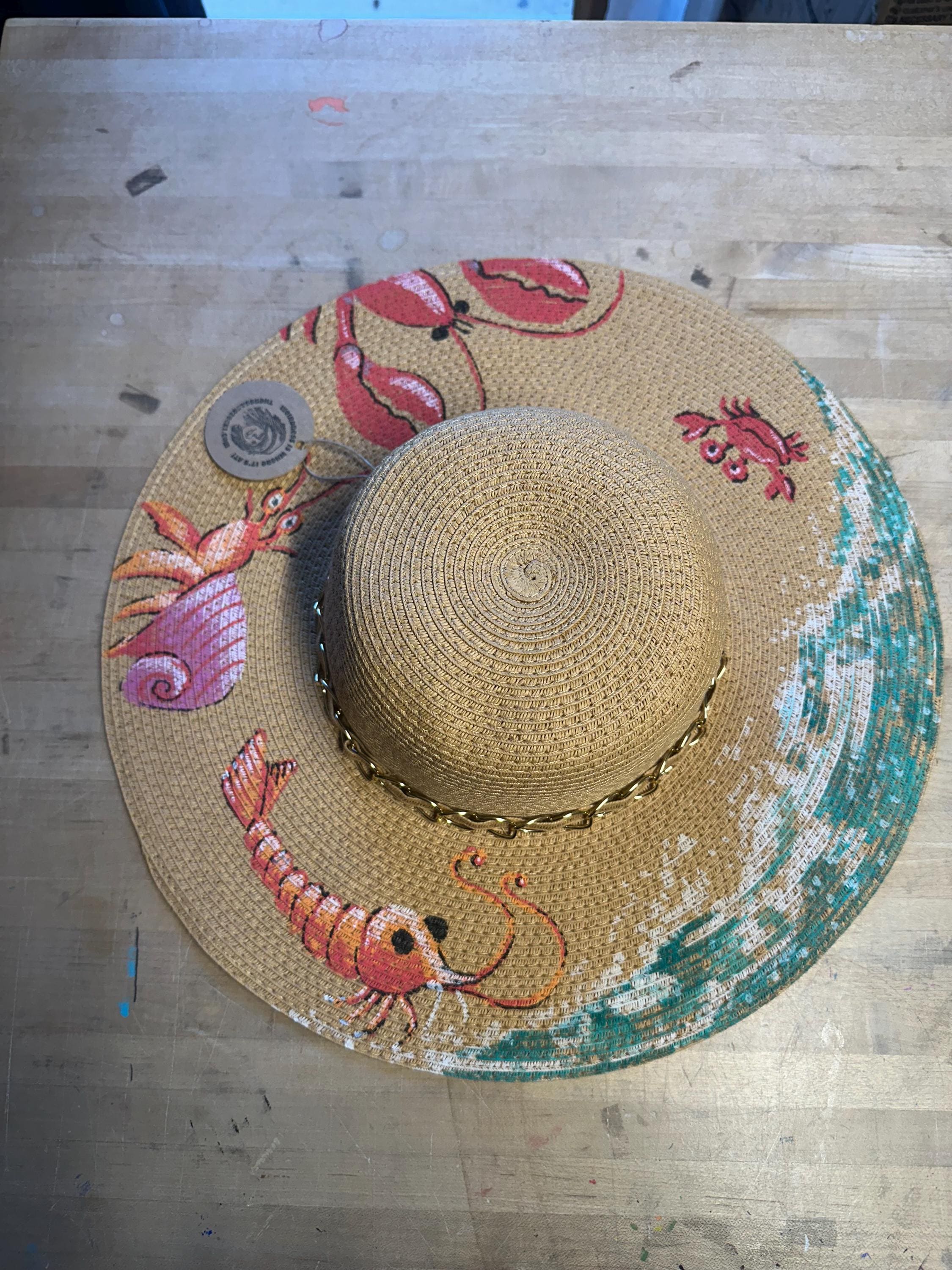 Sea Life Sun Hat - Etsy