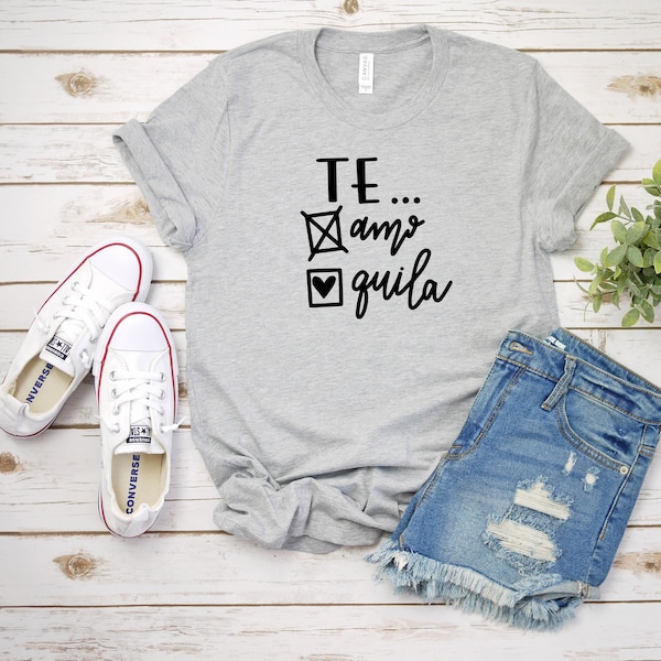 Te Amo Tequila, Cinco De Mayo T-Shirt, Cinco De Drinko, May 5th Holiday Tee, 5th Of May Shirt, Funny Cinco De Mayo Shirt, Gift For Her