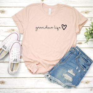 Grandma Life Script Shirt, Grandma T-Shirt, Grandma Tee, Grandma Shirt,  Mothers Day Gift, Grandma, Gift For Grandma More Colors!
