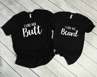 matching his and hers sweaters