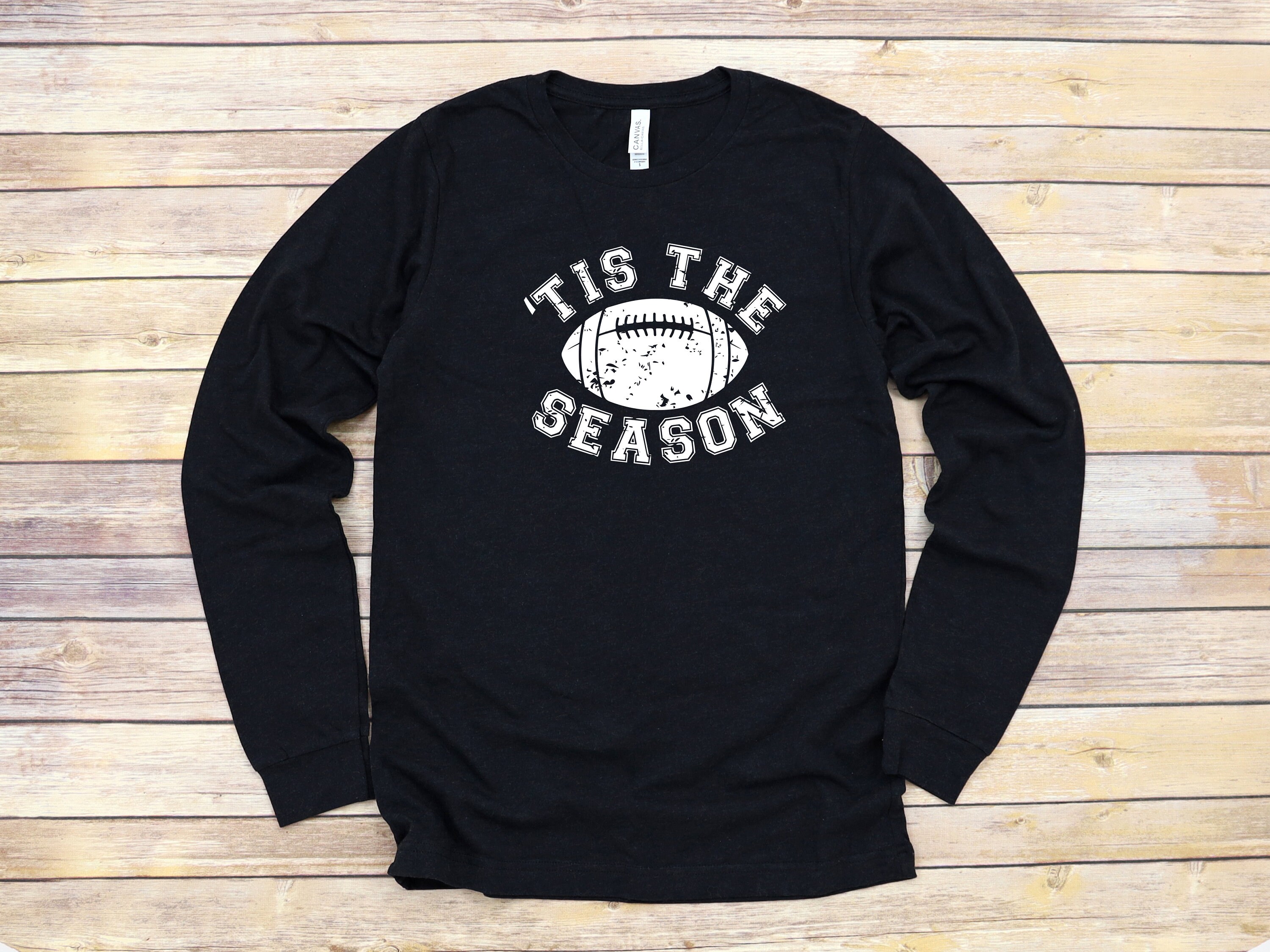 シャツ GOOD GRIEF! FADED PRINT FOOTBALL TEE Flag Football Mom Wave - Short Sleeve Shirt