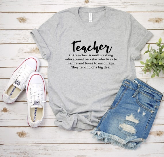 Funny Teacher T-Shirt For Women – Teaching Heart Graphic Tee | Teacher Appreciation Gift Top - View #10