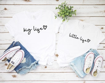 Big Little College Sorority shirts, Big Life Script Little Life Script sorority reveal shirts, Greek shirt, Big Little shirt, GBig GGBig