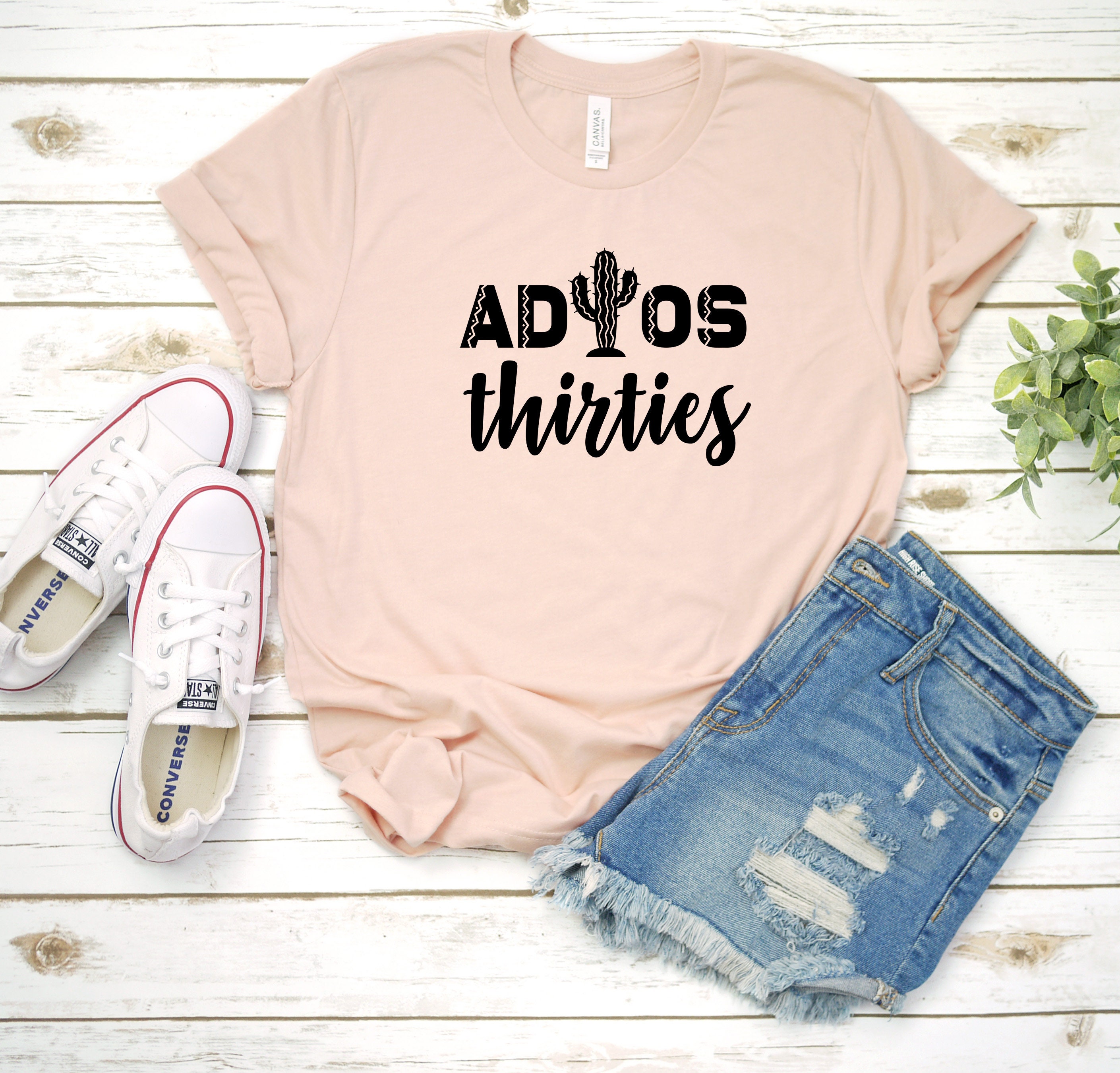 Adios Thirties T-shirt 40th Birthday Shirt, 40th B-day Tee, Forty