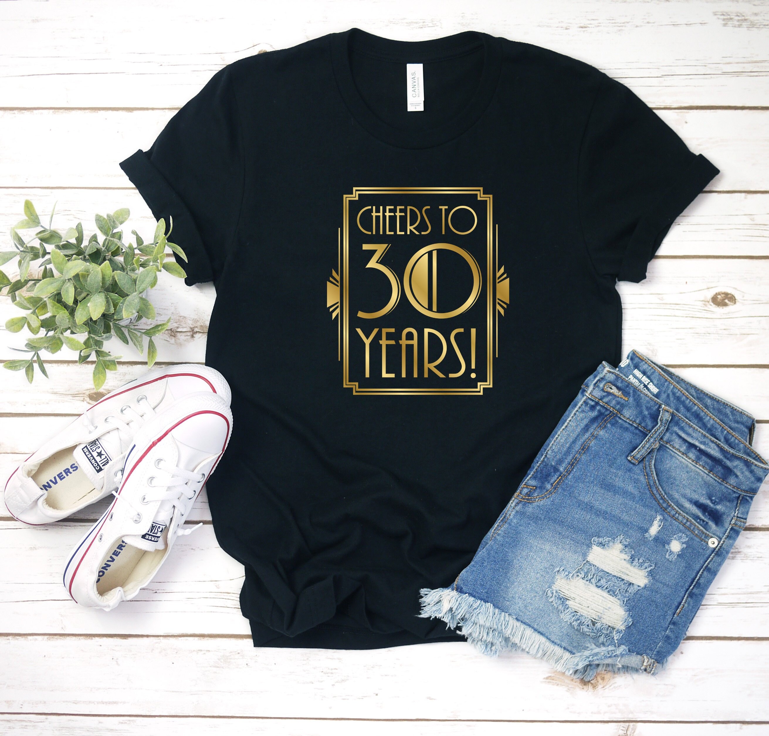 30th Birthday Shirt T-shirt, Cheers to 30 Years, Thirty AF, Funny