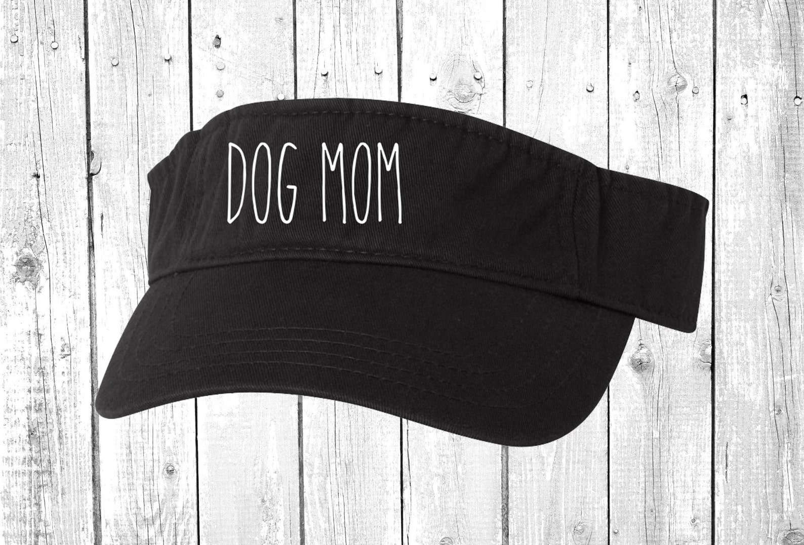 Dog Mom Visor Hat Cap Dog Lover Sun Visor Cap Fur Mama Etsy